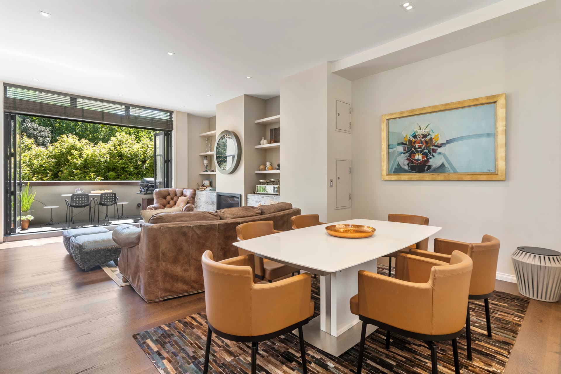Parnell home interior with polished timber floors, high ceilings and period details